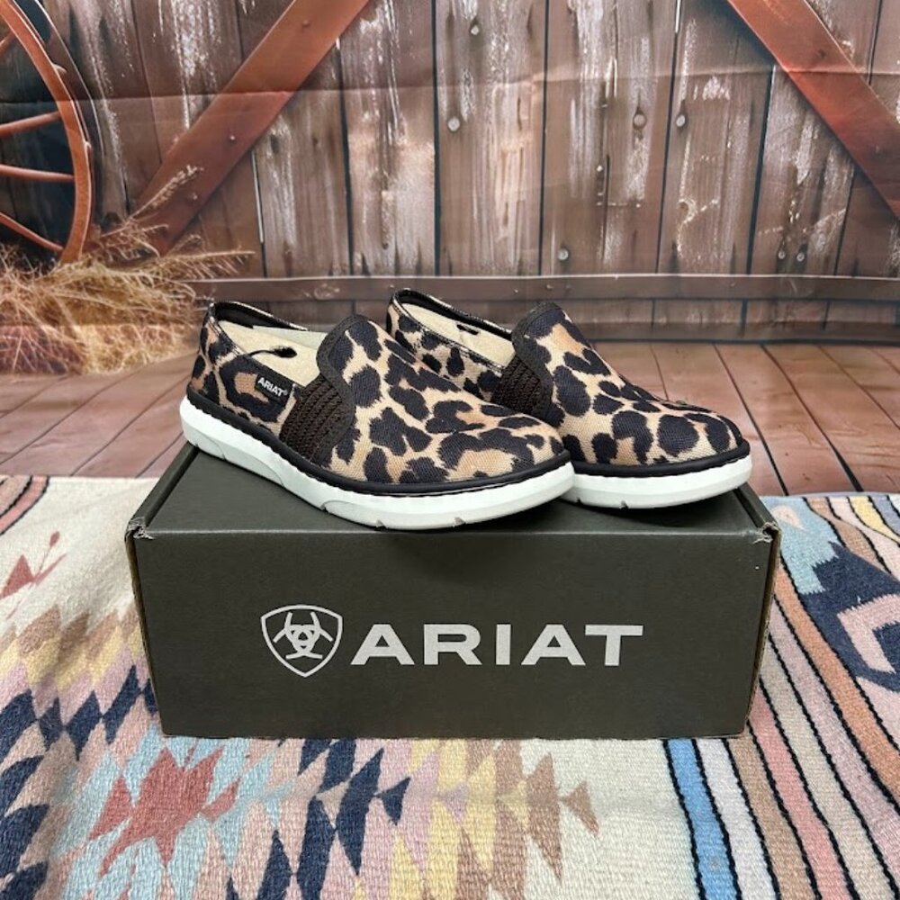 Women's Ariat 10029737 Ryder Leopard Print Shoe